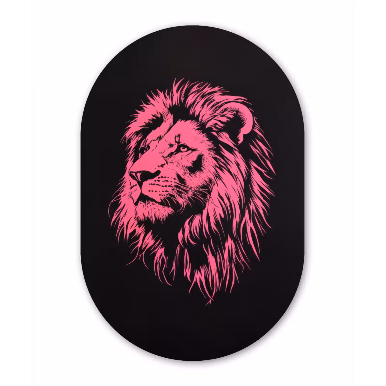Wandoval Glas – Leeuw - Zwart - Roze - Neon — 1