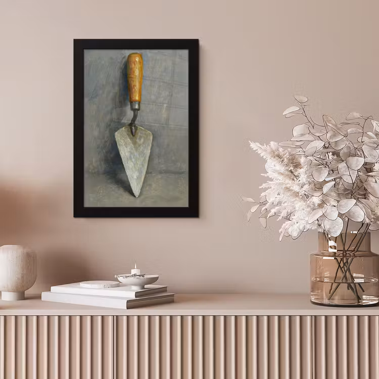 Poster met lijst - Troffel - Verf - Gereedschap — 5