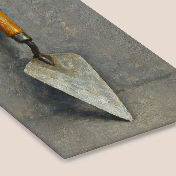 Poster met lijst - Troffel - Verf - Gereedschap — 7