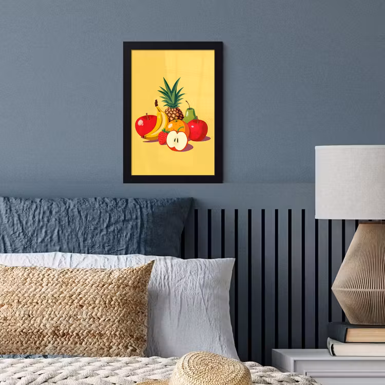 Poster met lijst - Fruit - Illustratie - Kleurrijk — 3