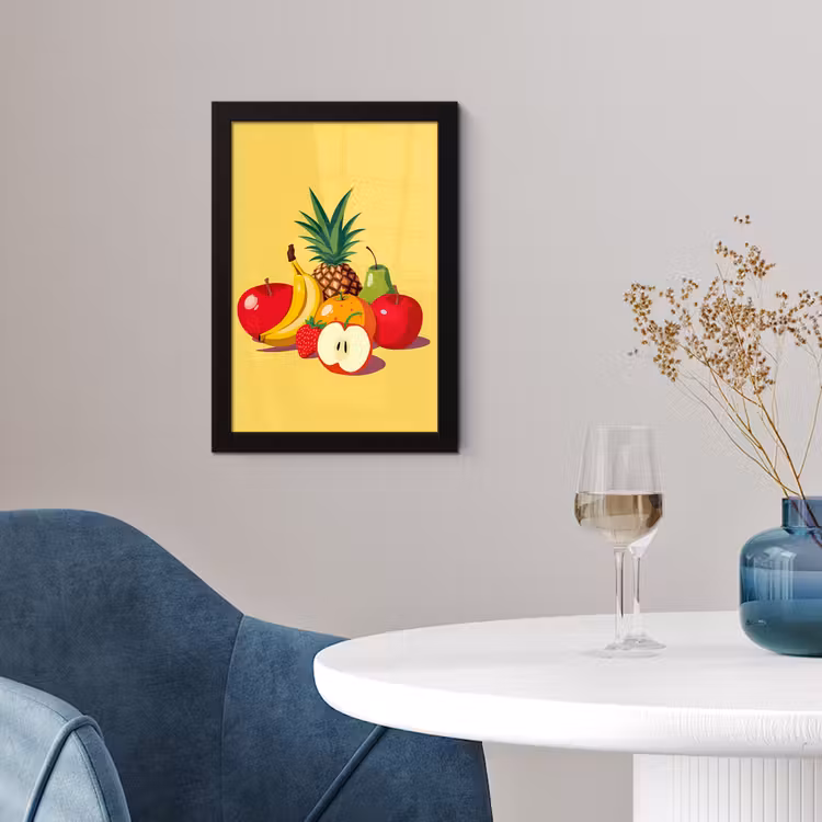 Poster met lijst - Fruit - Illustratie - Kleurrijk — 4