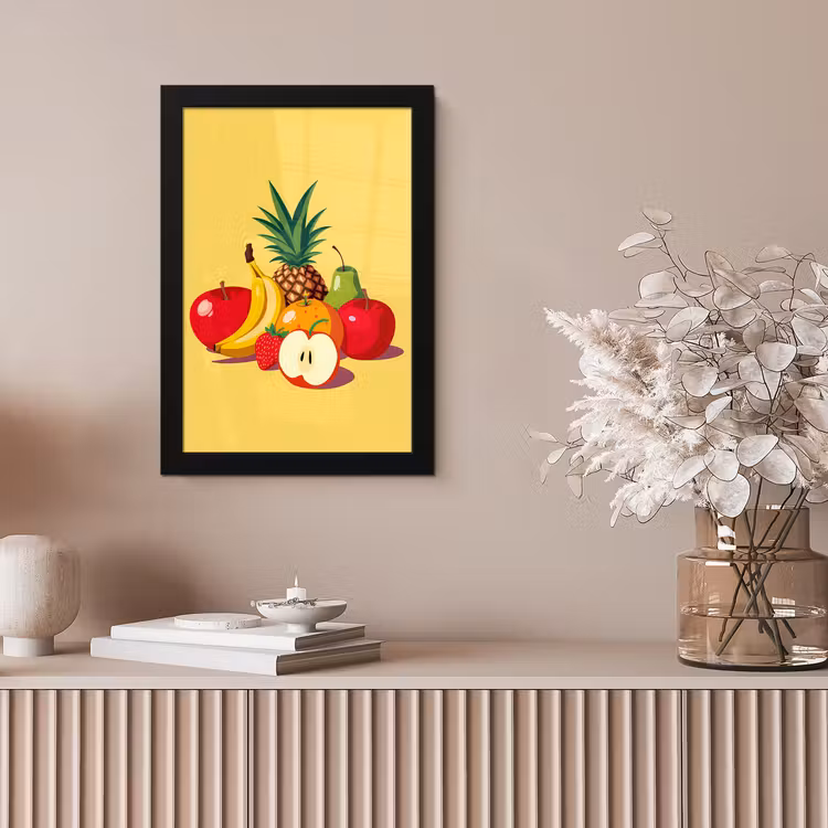 Poster met lijst - Fruit - Illustratie - Kleurrijk — 5