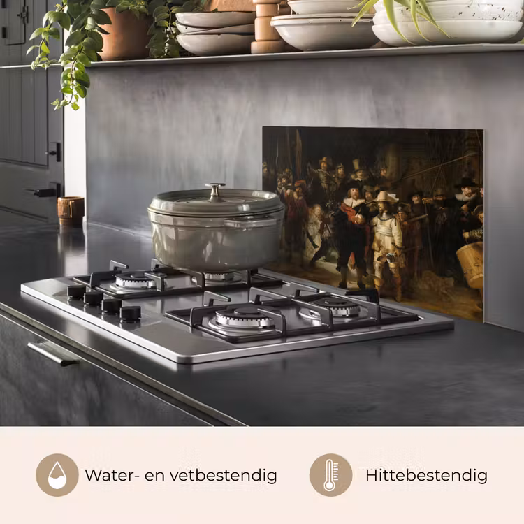 Spatscherm keuken - De Nachtwacht - Kunst - Oude meesters - Rembrandt — 7