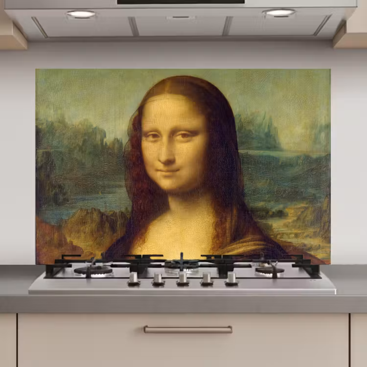 Spatscherm keuken - Mona Lisa - Leonardo da Vinci — 1