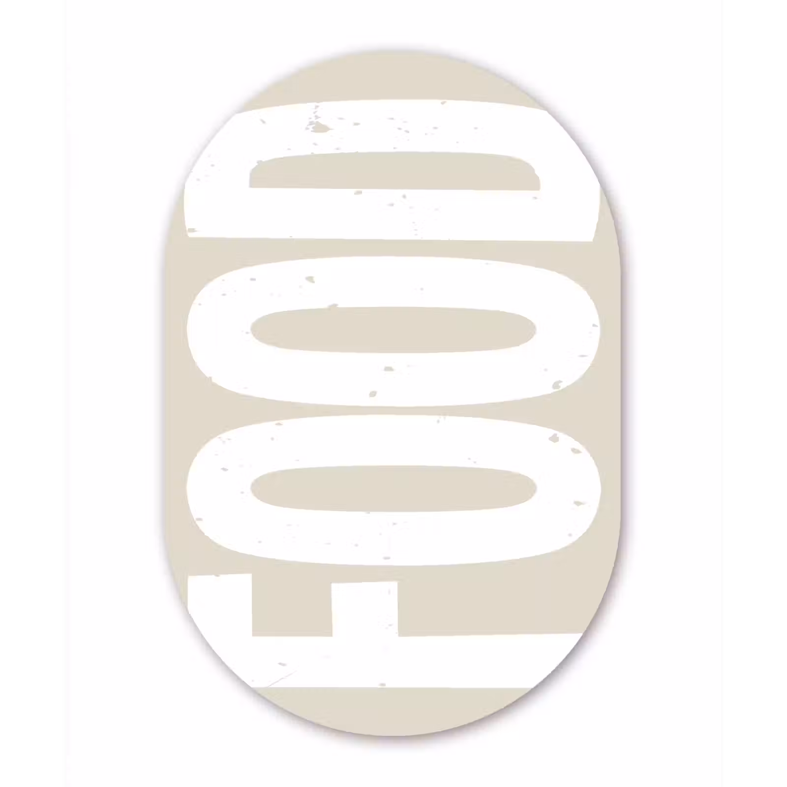 Muurovaal - aluminium - Food - Eten - Decoratie - Japandi — 1