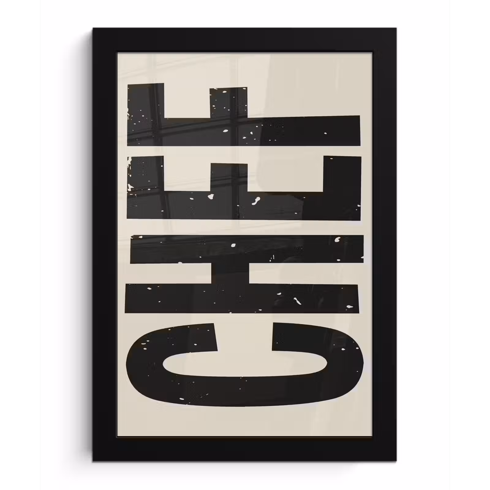 Poster met lijst - Vintage - Chef - Japandi - Zwart — 1