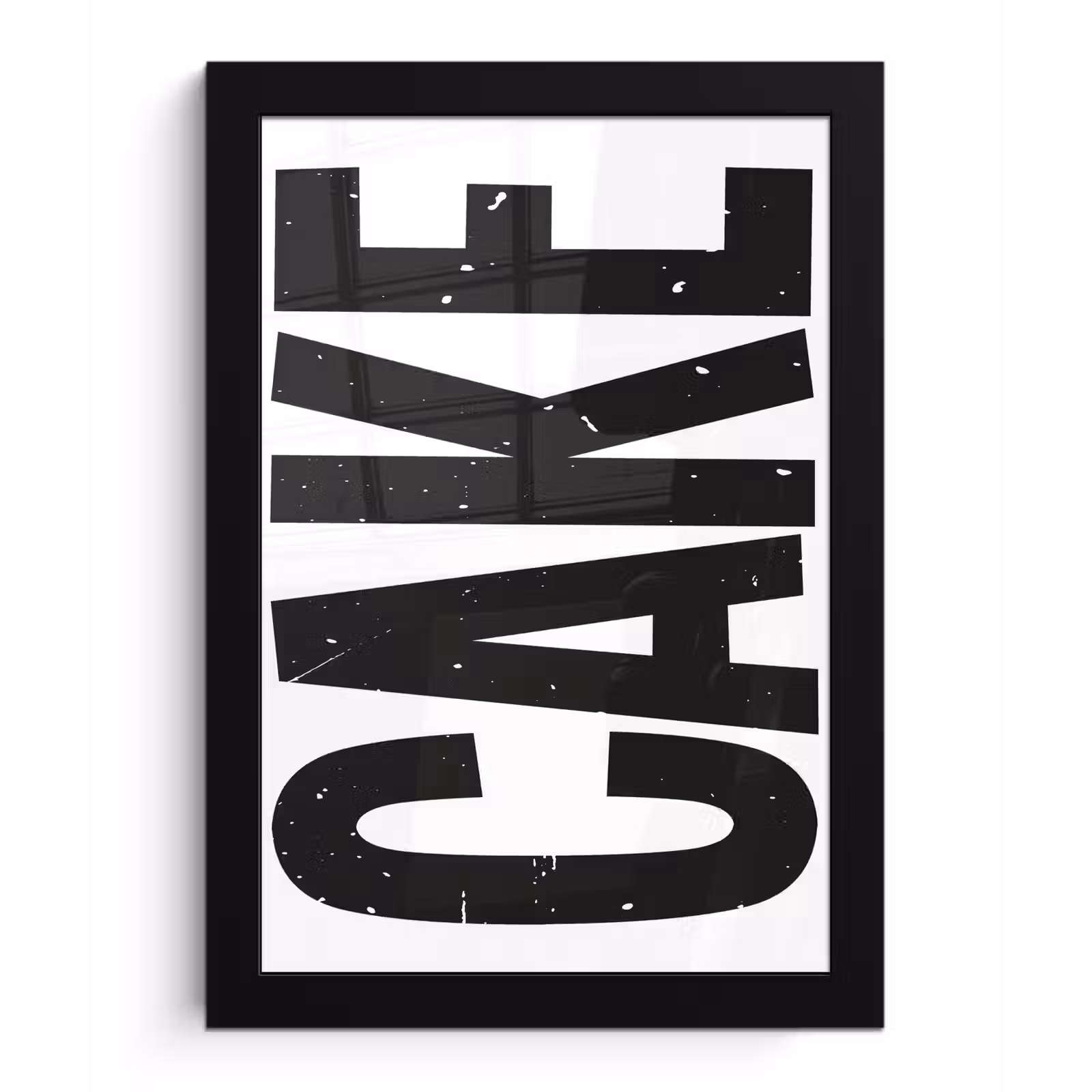 Poster met lijst - Zwart - Cake - Eten - Decoratie — 1