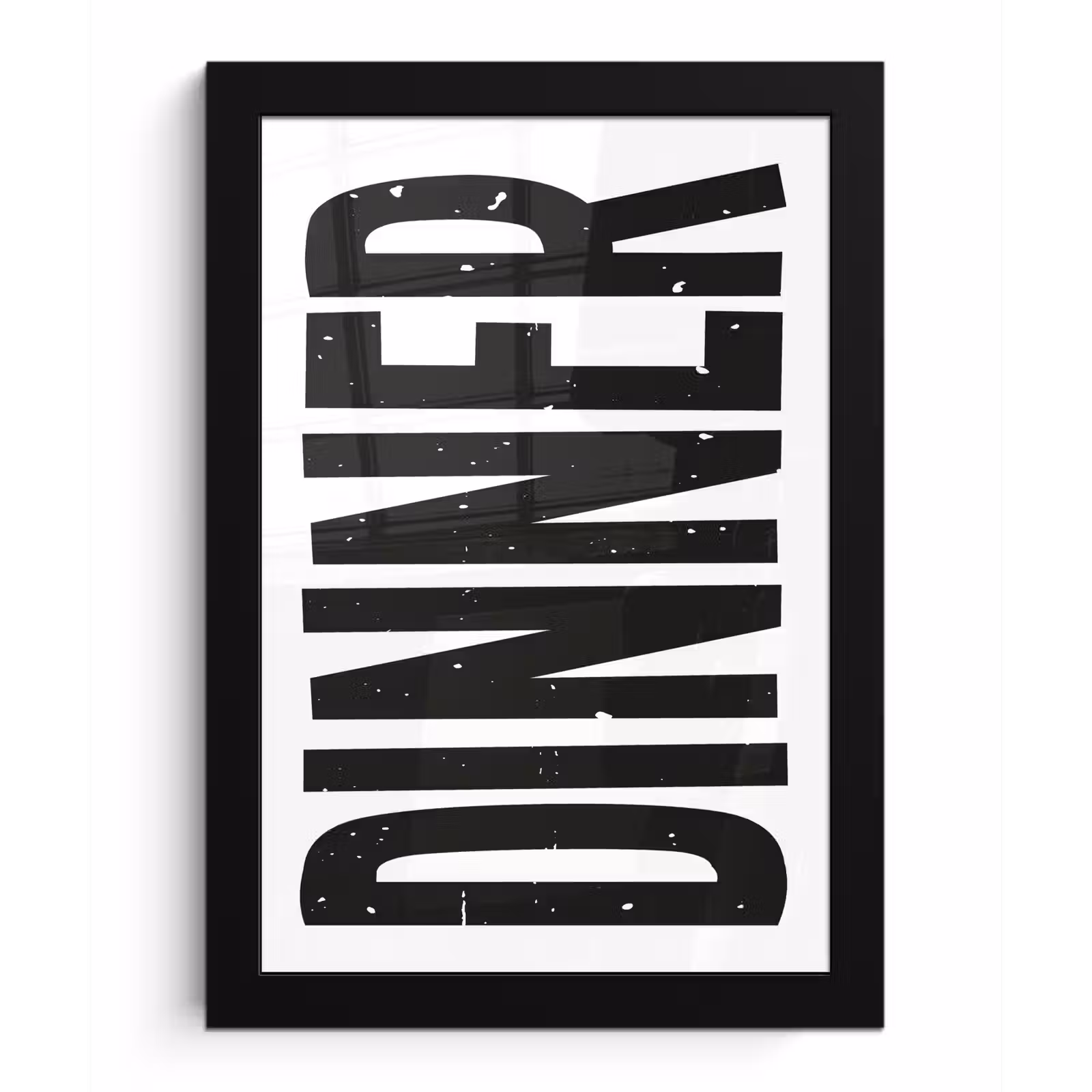 Poster met lijst - Zwart - Decoratie - Vintage - Eten — 1