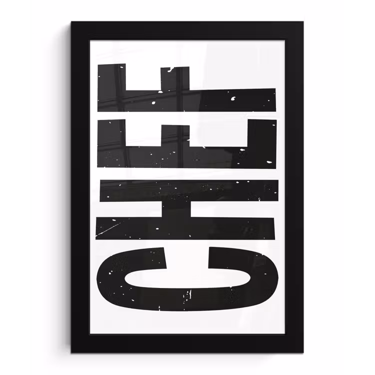 Poster met lijst - Chef - Japandi - Decoratie - Vintage — 1
