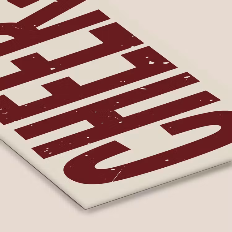 Poster met lijst - Red - Cheers - Decoratie - Beige — 7