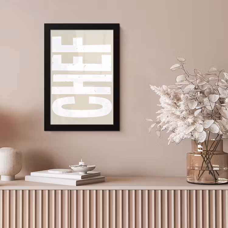 Poster met lijst - Wit - Chef - Decoratie - Japandi — 5