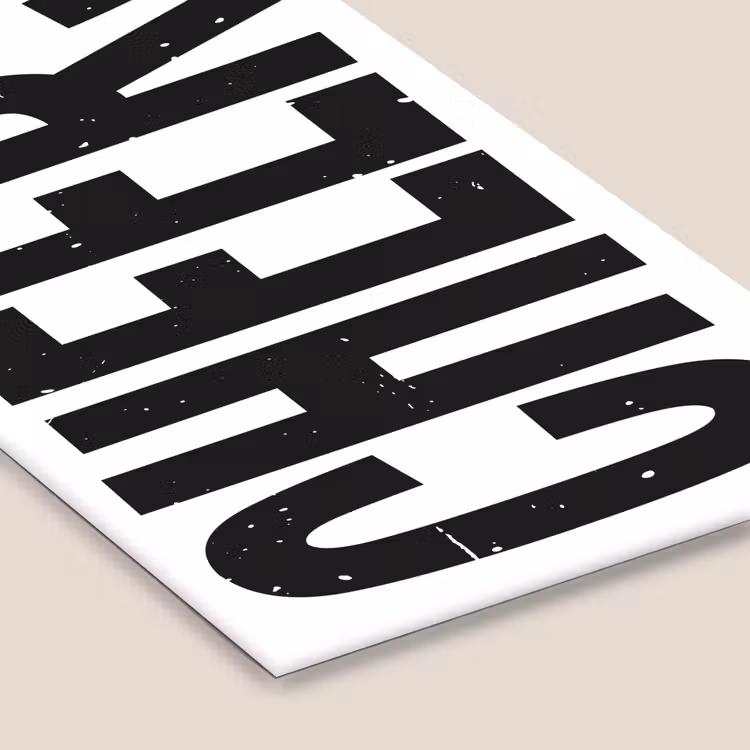 Poster met lijst - Retro - Cheers - Zwart - Decoratie — 7