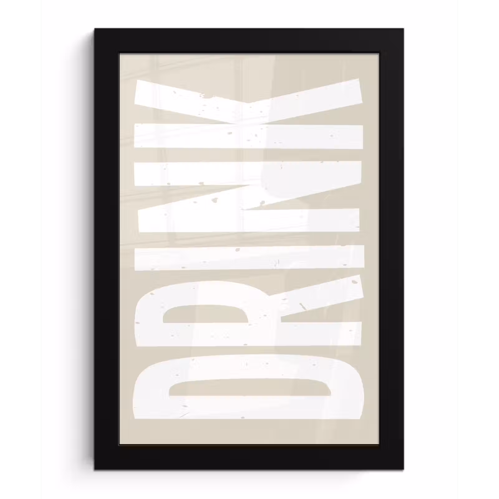 Poster met lijst - Japandi - Vintage - Japandi - Wit — 1