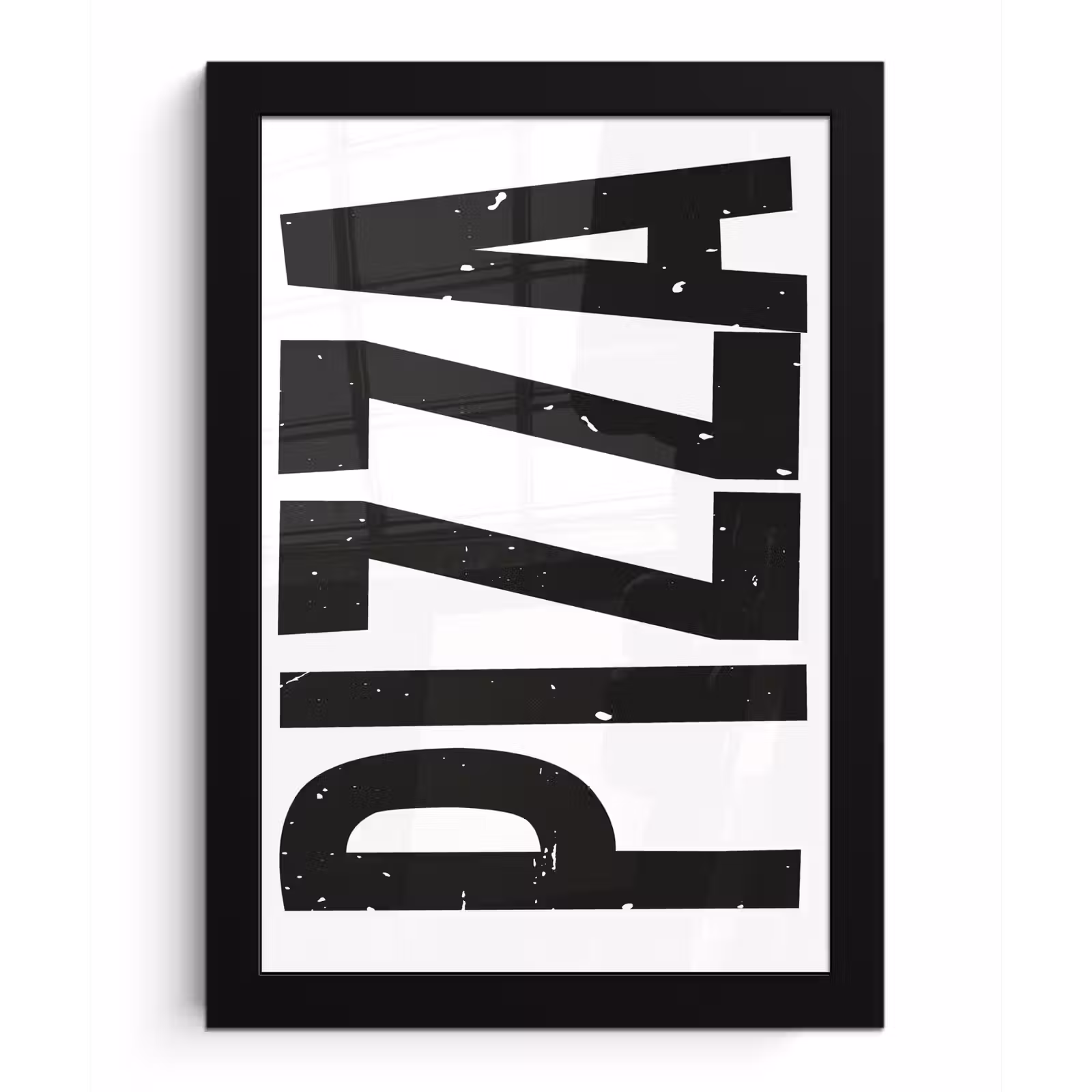 Poster met lijst - Pizza - Japandi - Decoratie - Vintage — 1
