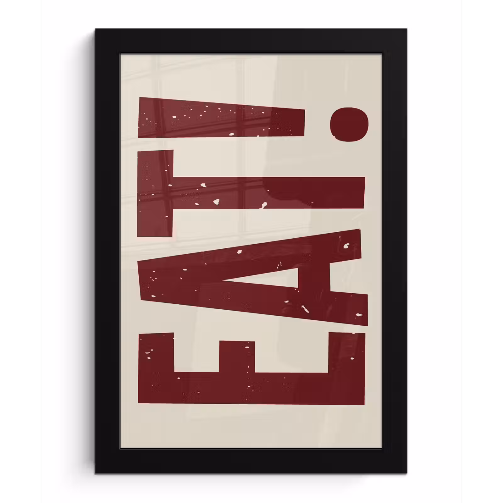 Poster met lijst - Red - Eten - Vintage - Decoratie — 1