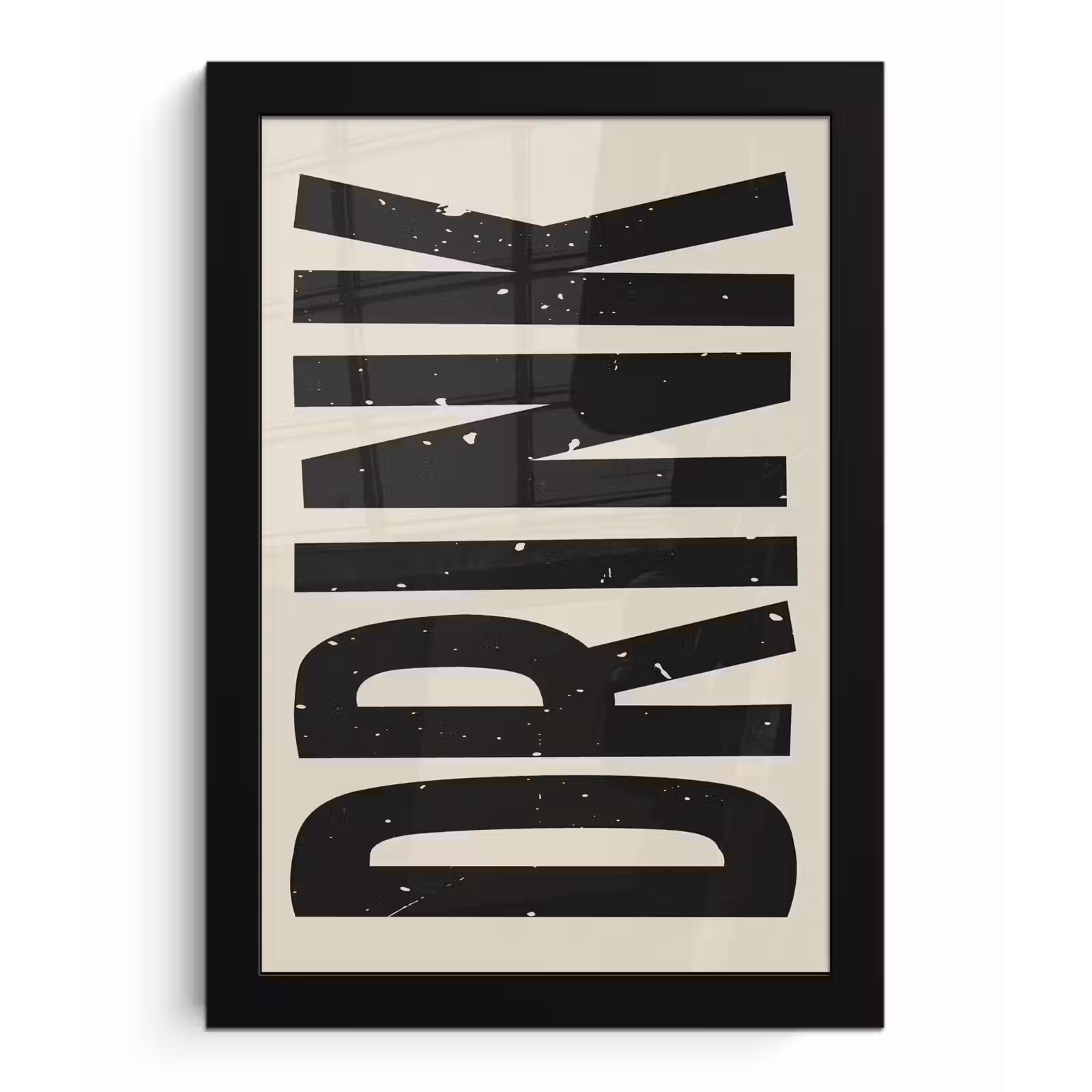 Poster met lijst - Vintage - Zwart - Decoratie - Japandi — 1