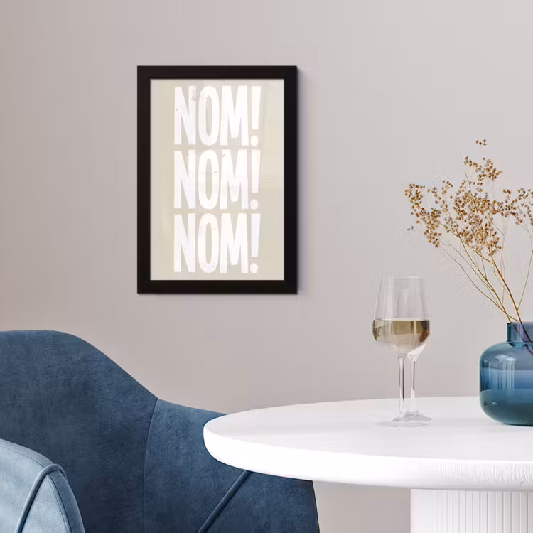 Poster met lijst - Beige - Vintage - Japandi - Decoratie — 4