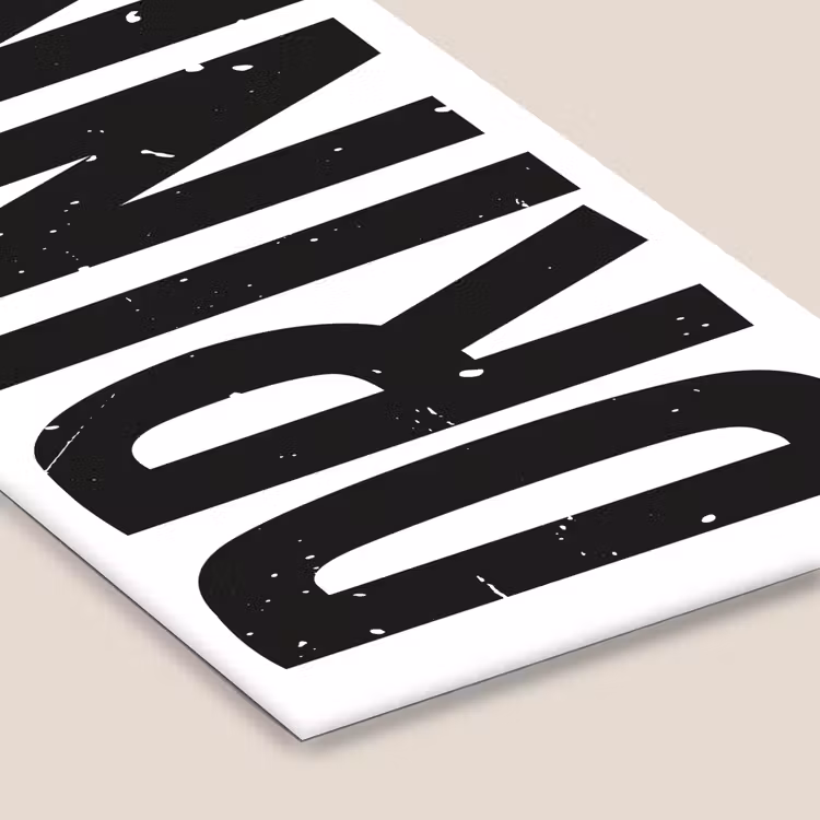 Poster met lijst - Drink - Zwart - Wit - Decoratie — 7
