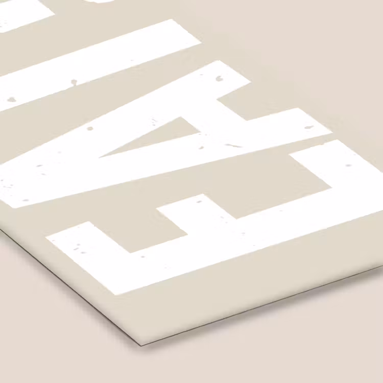Poster met lijst - Eten - Decoratie - Beige - Wit — 7