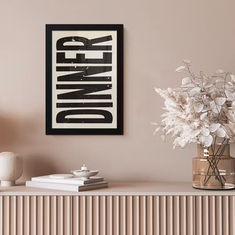 Poster met lijst - Eten - Vintage - Retro - Japandi — 5