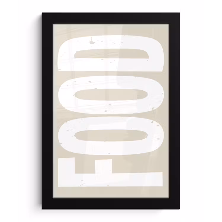 Poster met lijst - Food - Eten - Decoratie - Japandi — 1