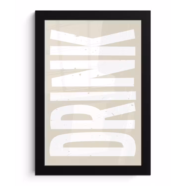 Poster met lijst - Japandi - Vintage - Japandi - Wit — 1