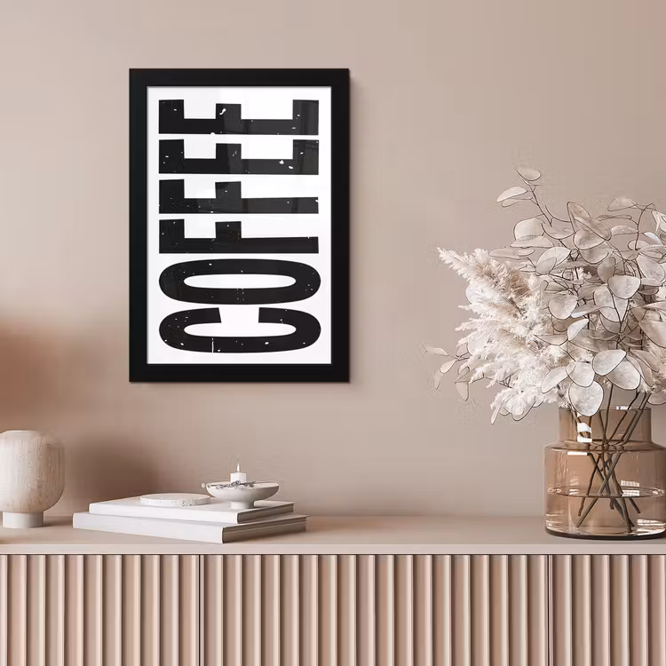 Poster met lijst - Koffie - Decoratie - Japandi - Vintage — 5
