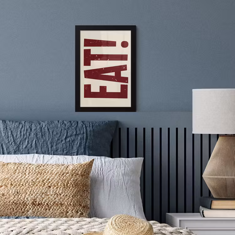 Poster met lijst - Red - Eten - Vintage - Decoratie — 3