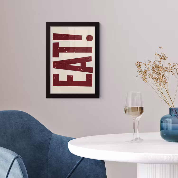Poster met lijst - Red - Eten - Vintage - Decoratie — 4