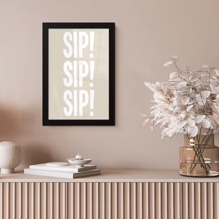 Poster met lijst - Vintage - Decoratie - Japandi - Wit — 5