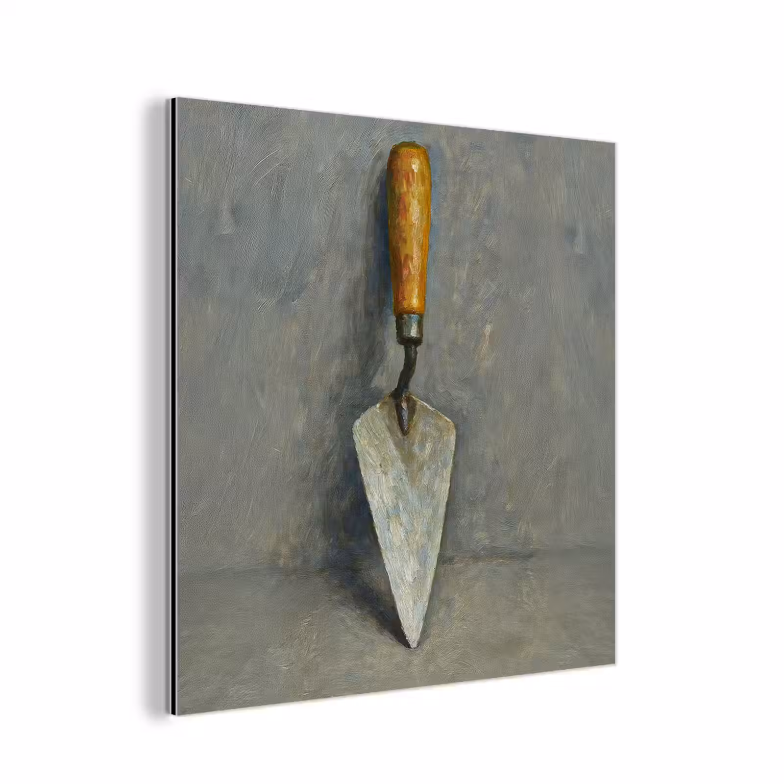 Aluminium schilderij - Troffel - Verf - Gereedschap — 1