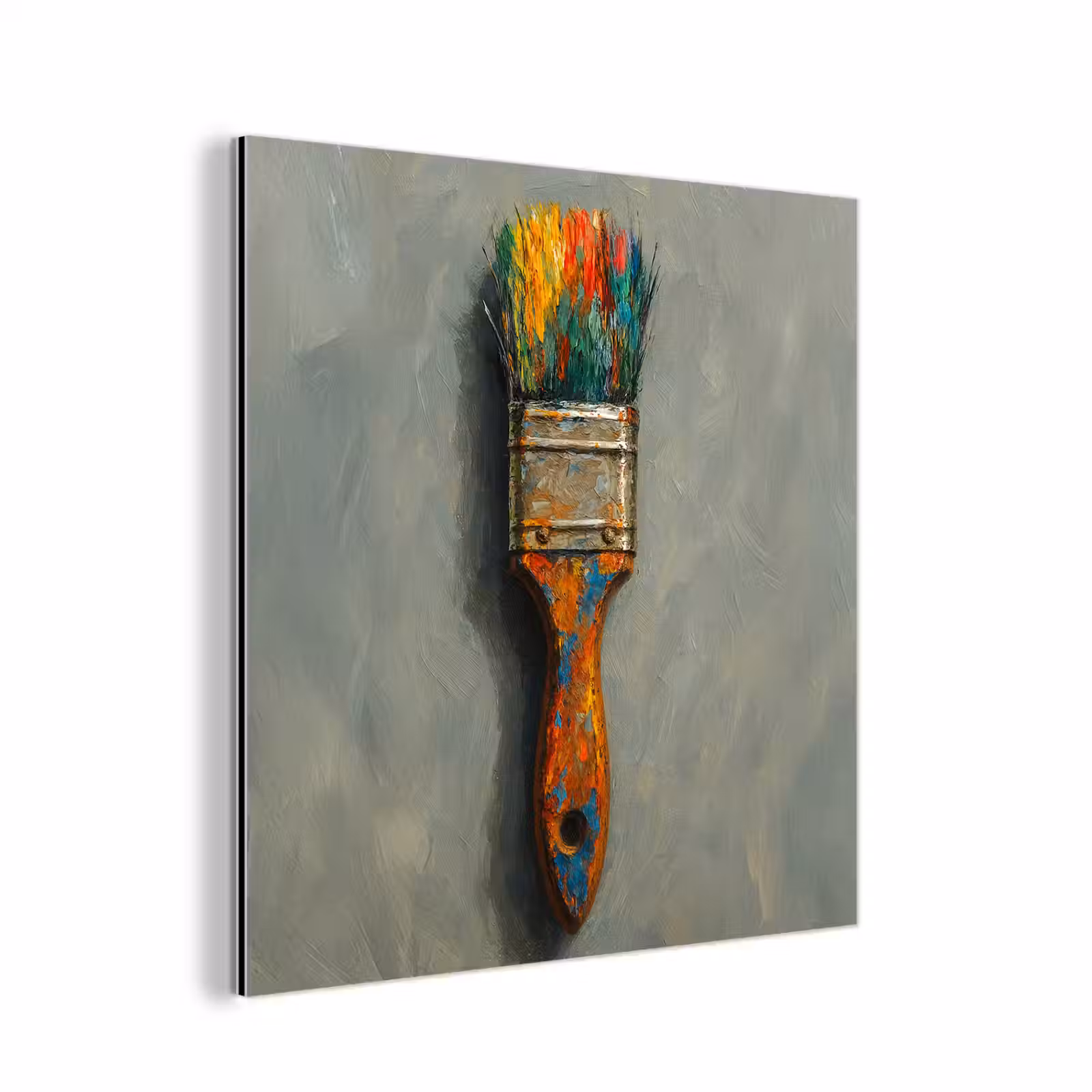 Aluminium schilderij - Verf - Kwast - Schilderij — 1