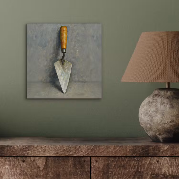 Aluminium schilderij - Troffel - Verf - Gereedschap — 3