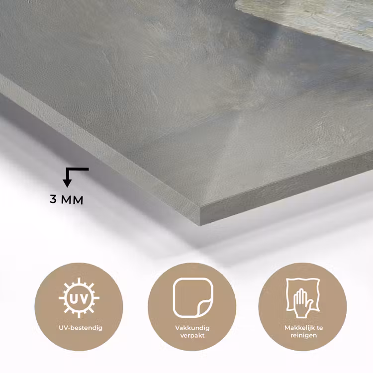 Glas schilderij - Troffel - Verf - Gereedschap — 3