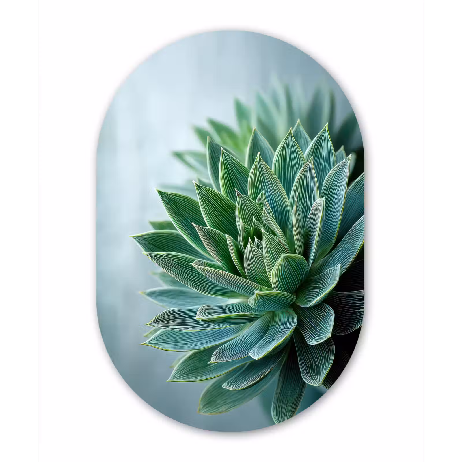 Wandoval Glas – Vetplant - Bladeren - Groen - Wazig — 1