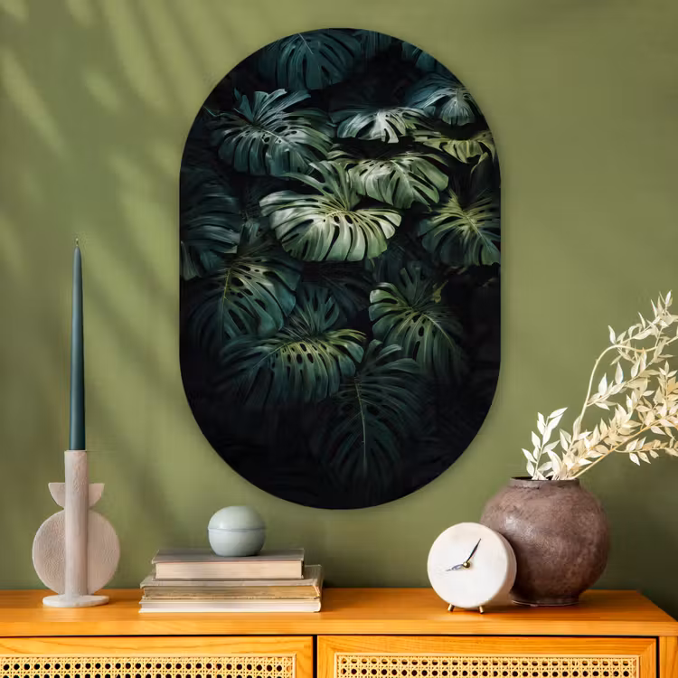Wandoval Glas – Plant - Monstera - Lichtinval — 2