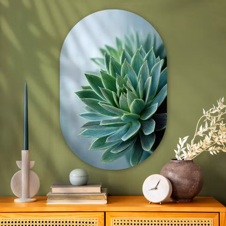 Wandoval Glas – Vetplant - Bladeren - Groen - Wazig — 2