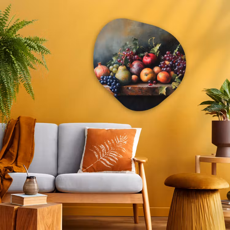 Organische vorm - schilderij - Aluminium - Rustiek - Stilleven - Fruit — 3