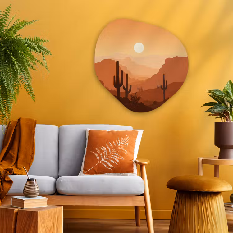 Organische vorm - Aluminium - Landschap - Woestijn - Cactussen - Zon — 3