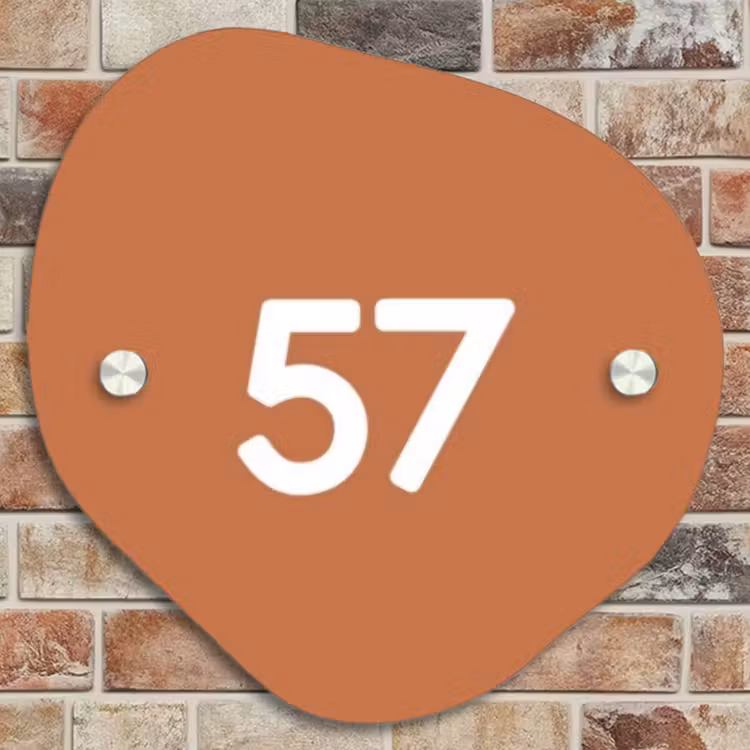 Naambordje voordeur - Organisch - Terracotta - Traditioneel — 4