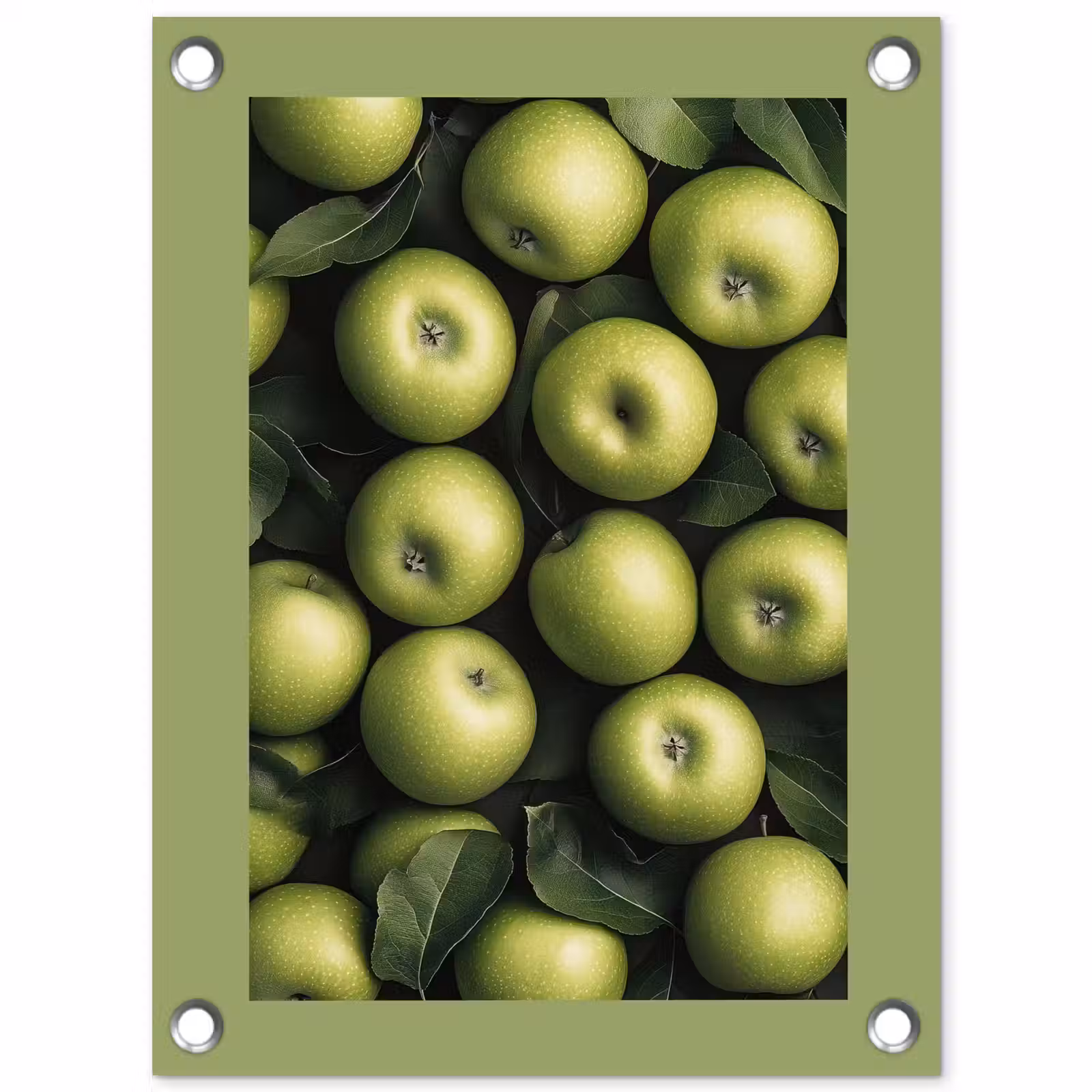 Tuinposter - Appels - Groen - bladeren — 1