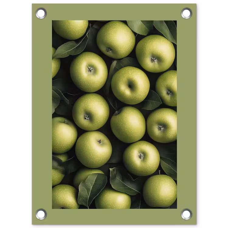 Tuinposter - Appels - Groen - bladeren — 1