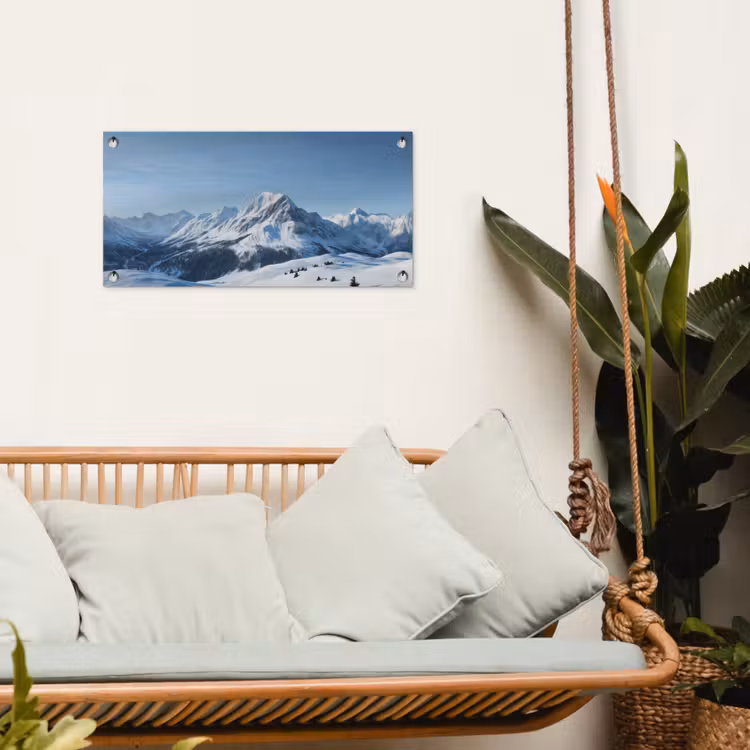 Tuinposter - Bergen - Sneeuw - Winter — 5