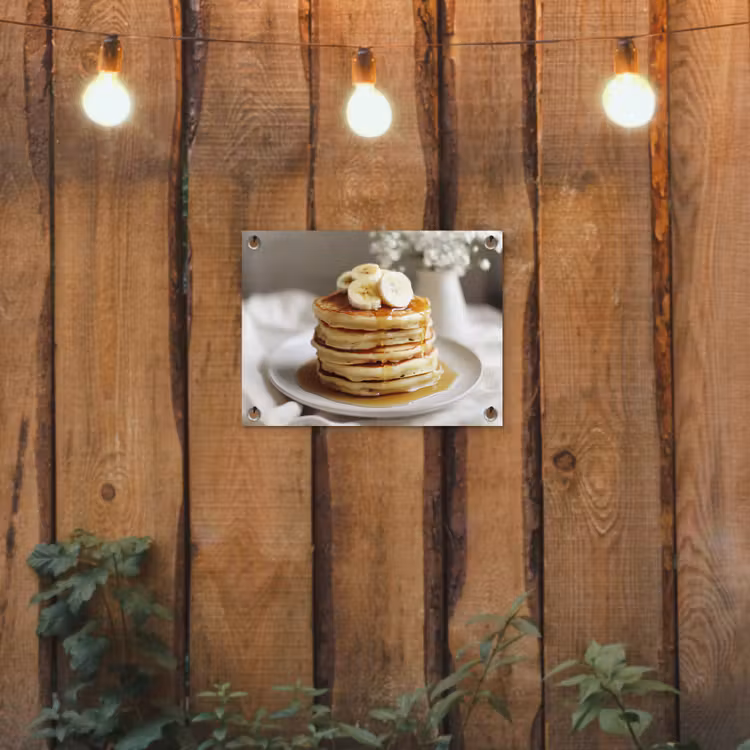 Tuinposter - Pannenkoeken met Banaan en Stroop — 2