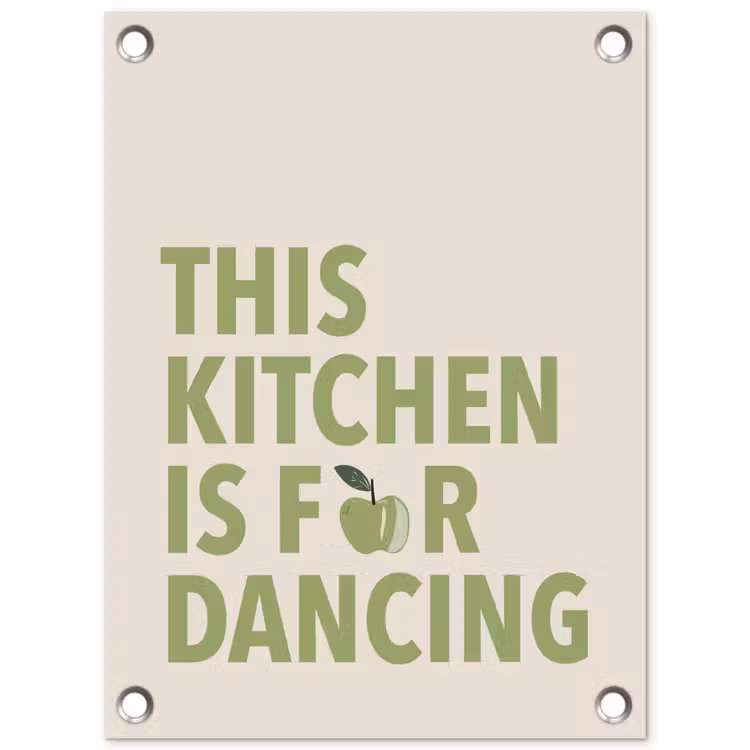 Tuinposter - Quote - Appel - Illustratie — 1