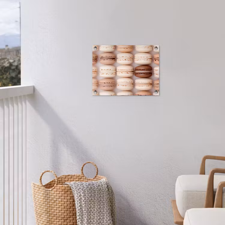 Tuinposter - Macarons Beige — 3