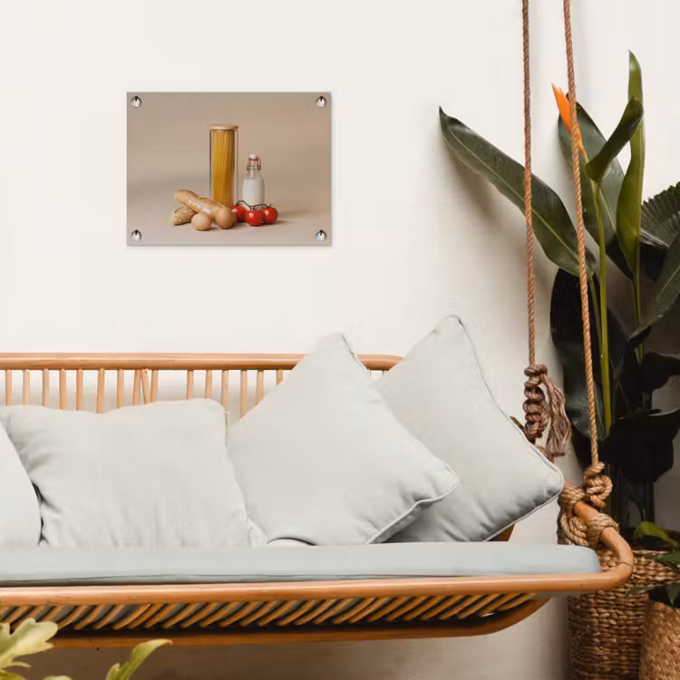 Tuinposter - Stilleven Boodschappen Beige — 5