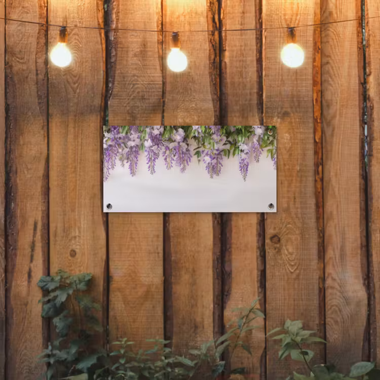 Tuinposter - Blauwe regen - Bloemen - Paars — 2
