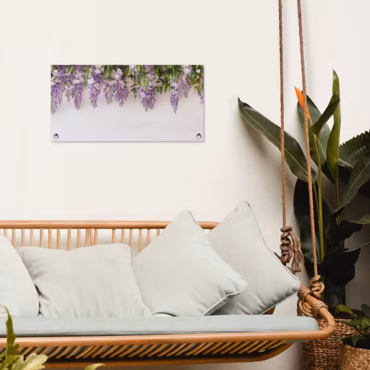 Tuinposter - Blauwe regen - Bloemen - Paars — 5