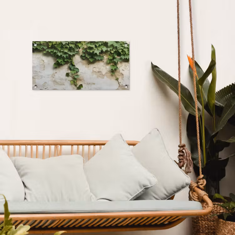 Tuinposter - Klimop - Muur - Groen — 5
